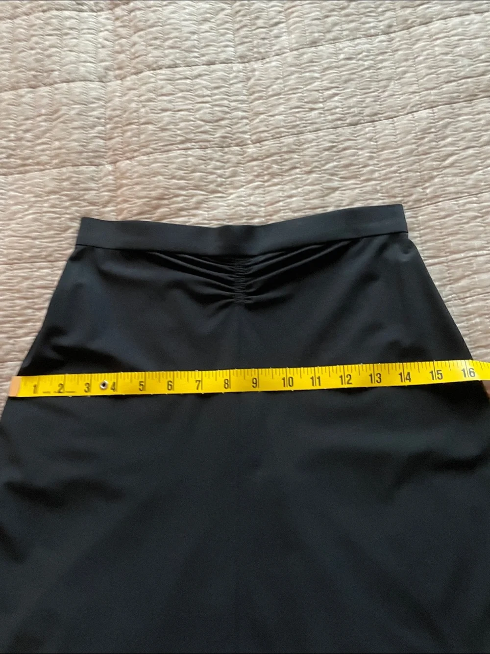 CHANEL Authentic Black Maxi Skirt with Fluid A-Line Draping